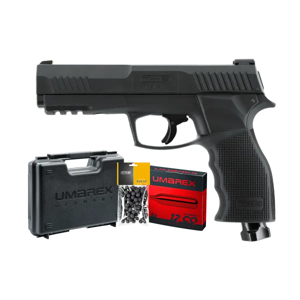 PACK PRET A TIRER T4E TP50 GEN.2 CAL 50 - 7.5 J (100 BILLES, 5 CO2, MALLETTE)