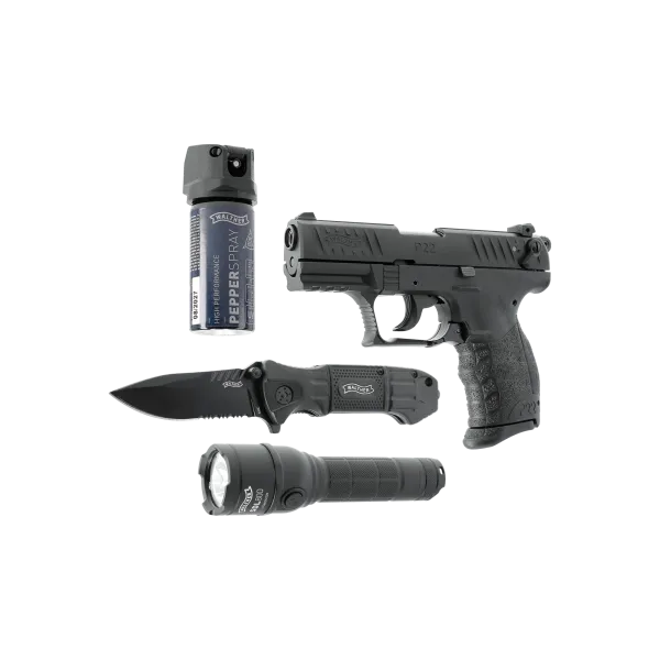 PIST WALTHER P22Q CAL 9 MM PAK - READY 2 DEFEND KIT