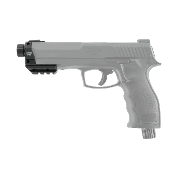 SUPPORT DE FIXATION ACCESSOIRES T4E TP50 GEN1 AVEC FILETAGE ET BAGUE PROTECTION