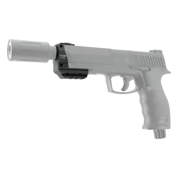 SUPPORT DE FIXATION ACCESSOIRES T4E TP50 GEN1 AVEC FILETAGE ET BAGUE PROTECTION
