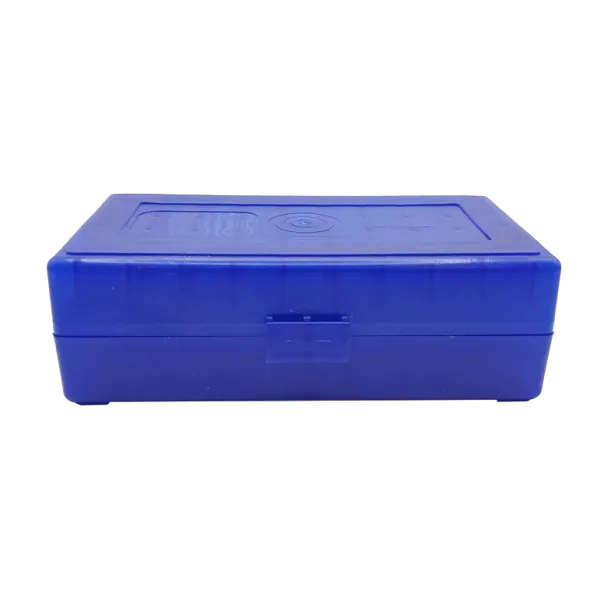 BOITE DE RANGEMENT BLEUE 50 MUNITIONS CAL 45 ACP