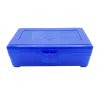 BOITE DE RANGEMENT BLEUE 50 MUNITIONS CAL 9MM