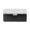 BOITE DE RANGEMENT NOIRE COUVERCLE TRANSPARENT 100 MUNITIONS CAL 22LR - 25 ACP