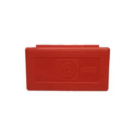 BOITE DE RANGEMENT ROUGE 50 MUNITIONS CAL 9MM