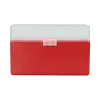 BOITE DE RANGEMENT ROUGE COUVERCLE TRANSPARENT 50 MUNITIONS CAL 30-06