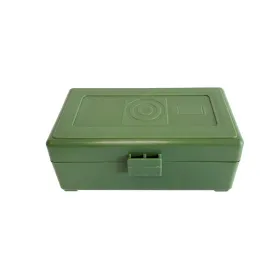 BOITE DE RANGEMENT VERTE 50 MUNITIONS CAL 45 ACP