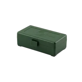 BOITE DE RANGEMENT VERTE 50 MUNITIONS CAL 9MM