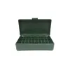BOITE DE RANGEMENT VERTE 50 MUNITIONS CAL 9MM