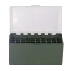 BOITE DE RANGEMENT VERTE COUVERCLE TRANSPARENT 50 MUNITIONS CAL 30-06