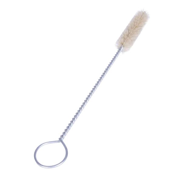 ECOUVILLON A POILS AVEC MANCHE EN ANNEAU LONGUEUR 200 MM - CAL 9MM