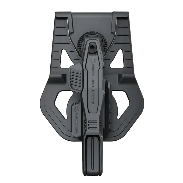 HOLSTER A RETENTION ACTIVE GAUCHE RECOVER G7A - NOIR
