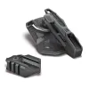HOLSTER A RETENTION ACTIVE GAUCHE RECOVER G7A - NOIR
