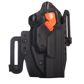 HOLSTER POLYMERE A RETENTION, SECURITE LTG PRO BLEUE - PDP 4.5''/5''- DROITIER