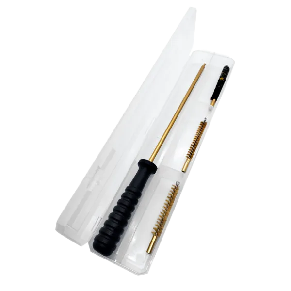 KIT DE NETTOYAGE TRANSPARENT ARME DE POING LAITON CAL 22