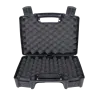 MALLETTE ARME DE POING, FERMETURE 2 ATTACHES, MOUSSE ALVEOLEE, 37,5X28X13 CM