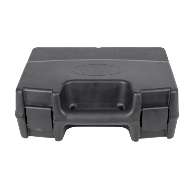 MALLETTE ARME DE POING, FERMETURE 2 ATTACHES, MOUSSE ALVEOLEE, 37,5X28X13 CM