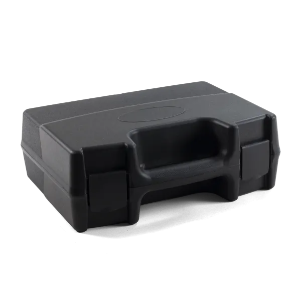MALLETTE ARME DE POING, FERMETURE 2 ATTACHES, MOUSSE ALVEOLEE, 37,5X28X13 CM
