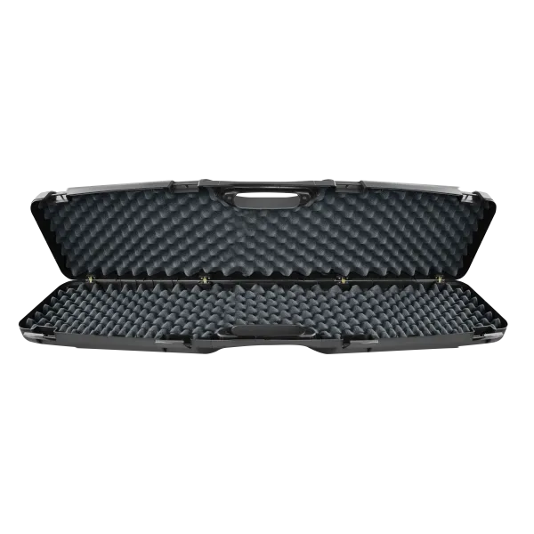 MALLETTE POUR ARME, FERMETURE 4 ATTACHES, MOUSSE ALVEOLEE, 110X25X11 CM