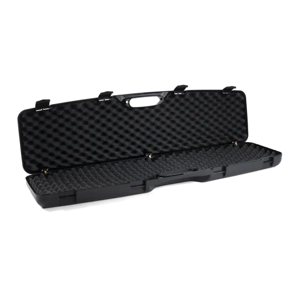 MALLETTE POUR ARME, FERMETURE 4 ATTACHES, MOUSSE ALVEOLEE, 110X25X11 CM