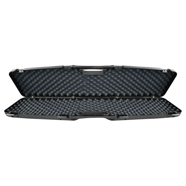 MALLETTE POUR ARME, FERMETURE 4 ATTACHES, MOUSSE ALVEOLEE, 125X25X11 CM