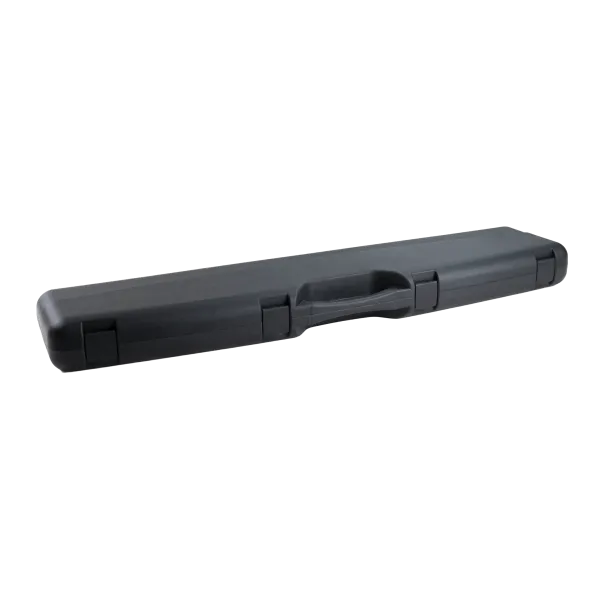 MALLETTE POUR ARME, FERMETURE 4 ATTACHES, MOUSSE ALVEOLEE, 125X25X11 CM