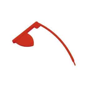 TEMOIN DE CHAMBRE VIDE PISTOLET Ø4MM, L130MM, ROUGE