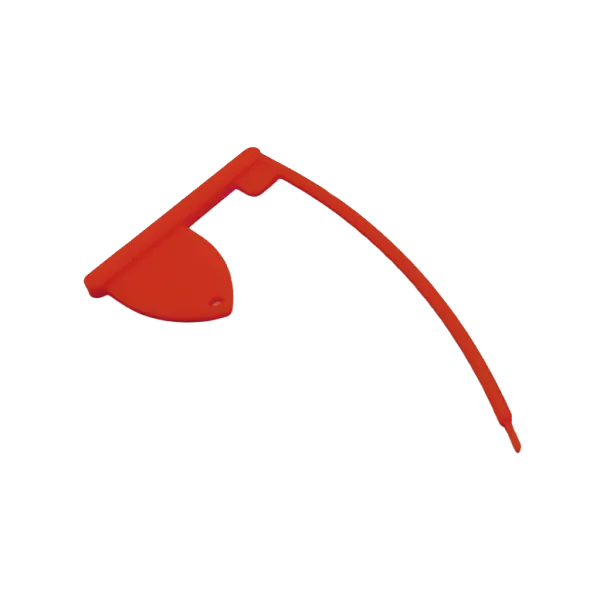 TEMOIN DE CHAMBRE VIDE PISTOLET Ø4MM, L130MM, ROUGE