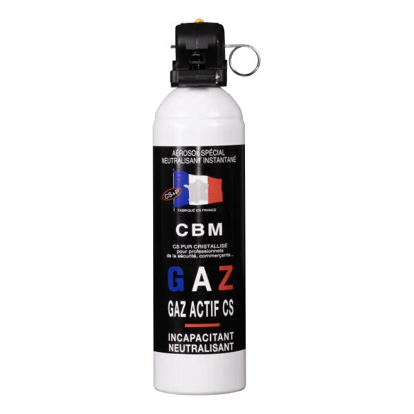 BOMBE CBM PRO 500ML GAZ CS POIGNEE STANDARD