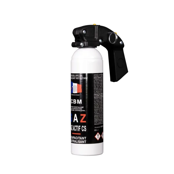 BOMBE CBM PRO 500ML GAZ CS POIGNEE STANDARD