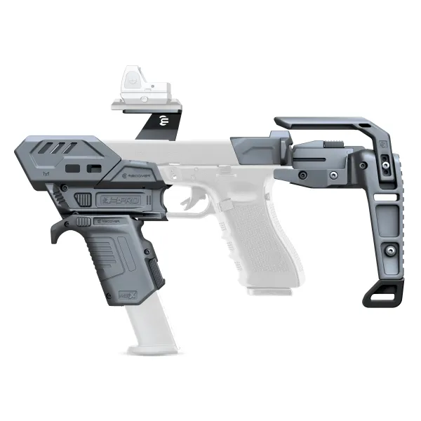 KIT STABILISATEUR RECOVER S-PRO MG COMPLET POUR GLOCK - NOIR