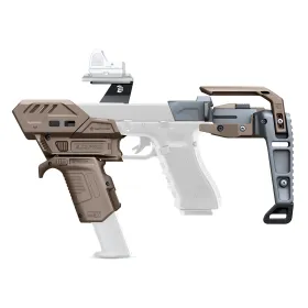 KIT STABILISATEUR RECOVER S-PRO MG COMPLET POUR GLOCK - TAN