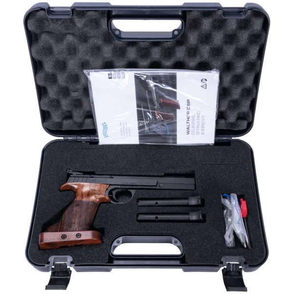 PIST CSP EXPERT NOYER WALTHER CAL 22LR, 10 COUPS, POIGNEE ANATOMIQUE