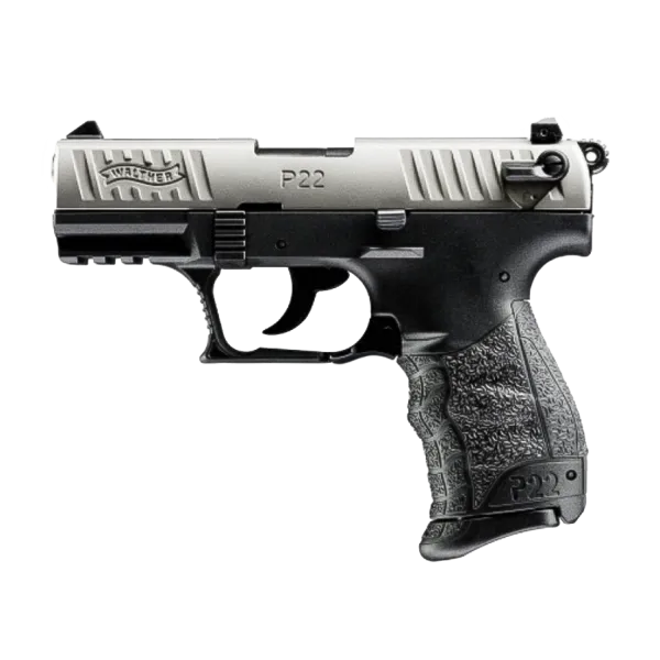 PIST P22Q STANDARD WALTHER 3,42'' CAL 22LR, 10 COUPS - NICKEL