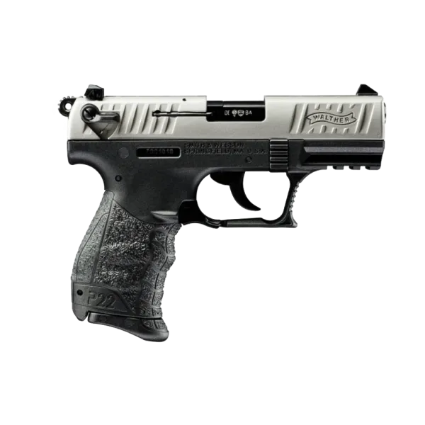 PIST P22Q STANDARD WALTHER 3,42'' CAL 22LR, 10 COUPS - NICKEL
