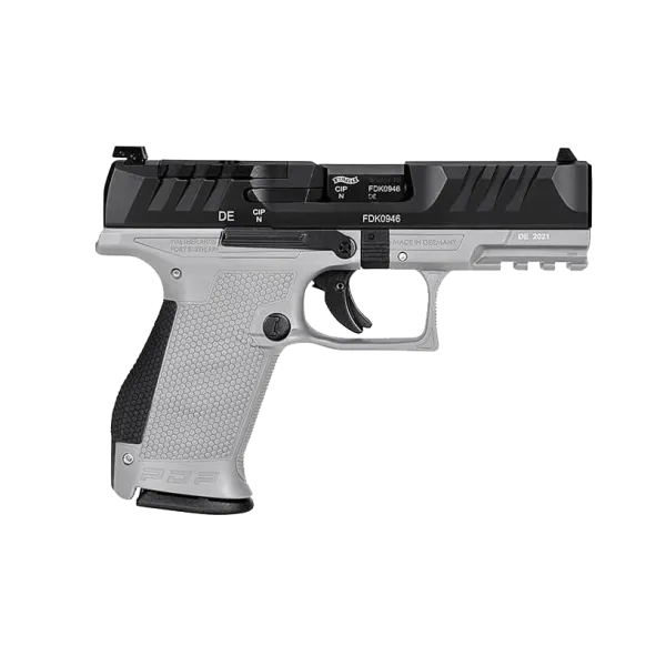 PIST PDP COMPACT WALTHER 4'' CAL 9X19, 15 COUPS - TUNGSTEN GREY