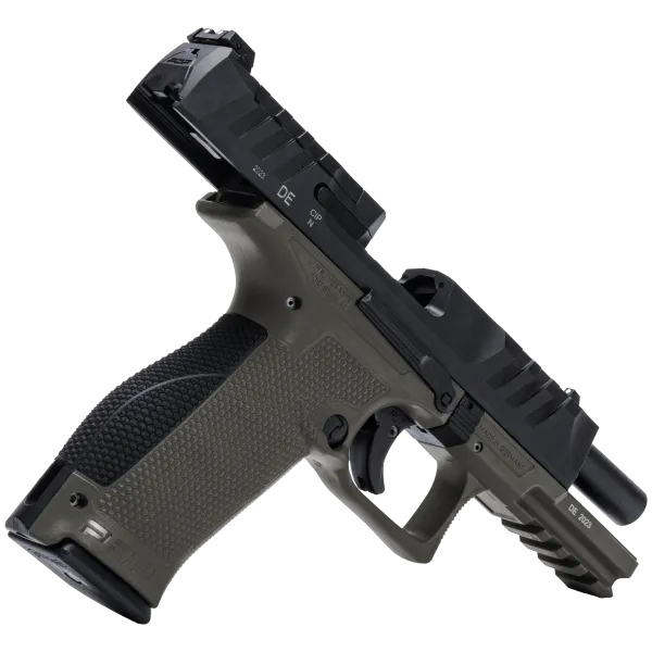 PIST PDP FULL SIZE WALTHER 4,5'' CAL 9X19, 18 COUPS - OD GREEN