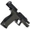 PIST PDP FULL SIZE WALTHER 4,5'' CAL 9X19, 18 COUPS - OD GREEN