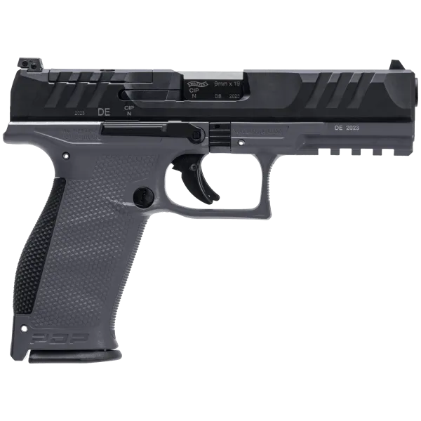 PIST PDP FULL SIZE WALTHER 4,5'' CAL 9X19, 18 COUPS - TUNGSTEN GREY