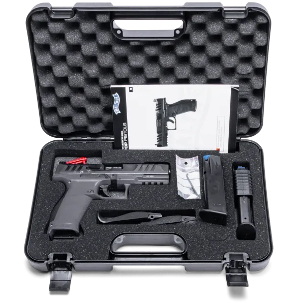 PIST PDP FULL SIZE WALTHER 4,5'' CAL 9X19, 18 COUPS - TUNGSTEN GREY