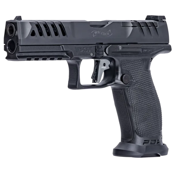 PIST PDP MATCH POLYMERE FULL SIZE WALTHER 5'' CAL 9X19, 18/20 COUPS