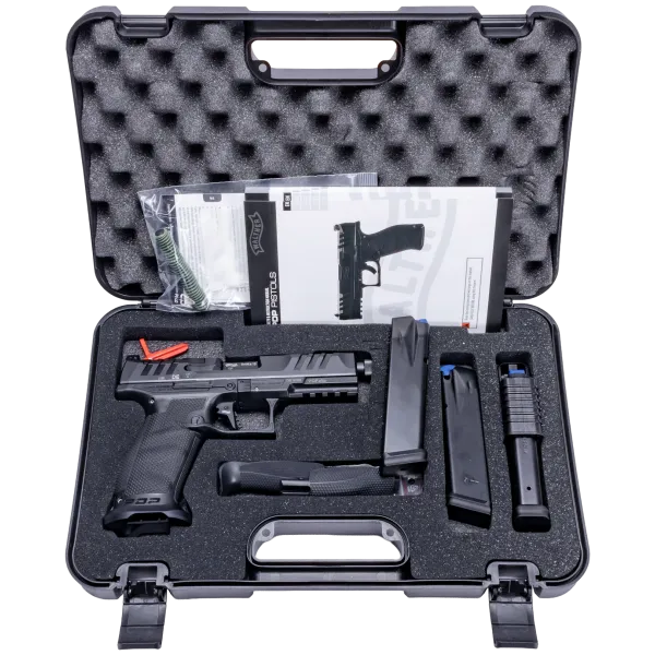 PIST PDP PRO SD FULL SIZE OR WALTHER 5.1'' CAL 9X19, 18 COUPS