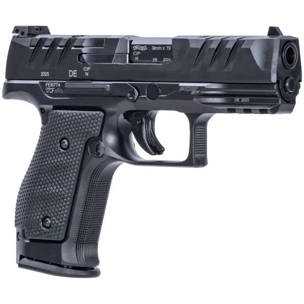 PIST PDP SF COMPACT WALTHER 4'' CAL 9X19, 15 COUPS