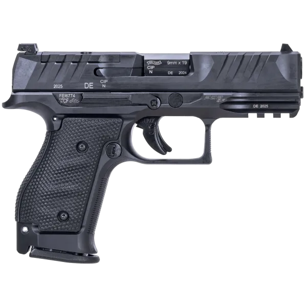 PIST PDP SF COMPACT WALTHER 4'' CAL 9X19, 15 COUPS