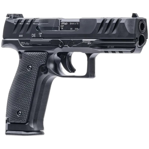 PIST PDP SF FULL SIZE WALTHER 4.5'' CAL 9X19, 18 COUPS