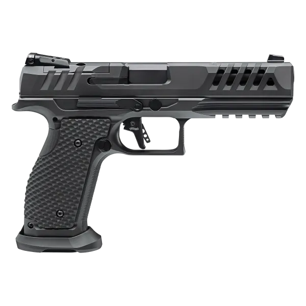 PIST PDP SF MATCH FULL SIZE BLACK RIBBON OR WALTHER 5'' CAL 9X19, 18 COUPS