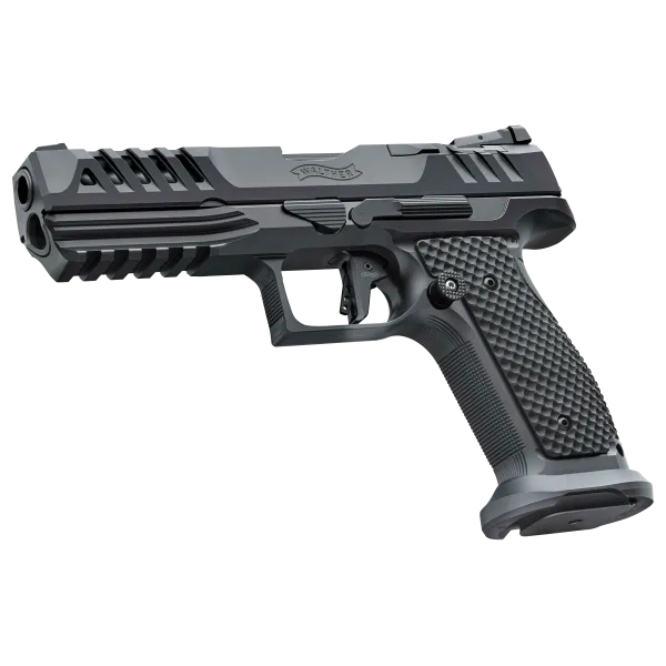 PIST PDP SF MATCH FULL SIZE BLACK RIBBON OR WALTHER 5'' CAL 9X19, 18 COUPS