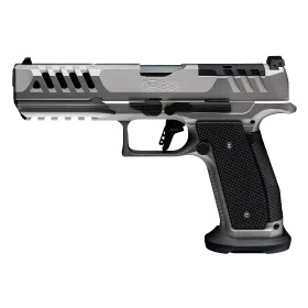 PIST PDP SF MATCH FULL SIZE BLACK TIE WALTHER 5'' CAL 9X19, 20 COUPS