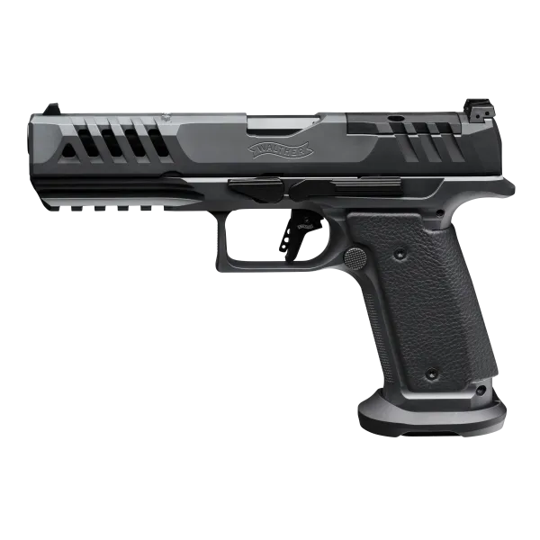 PIST PDP SF MATCH FULL SIZE CAVALIER GREY WALTHER 5'' CAL 9X19, 20 COUPS