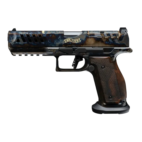 PIST PDP SF MATCH FULL SIZE VINTAGE WALTHER 5'' CAL 9X19, 20 COUPS