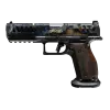PIST PDP SF MATCH FULL SIZE VINTAGE WALTHER 5'' CAL 9X19, 20 COUPS